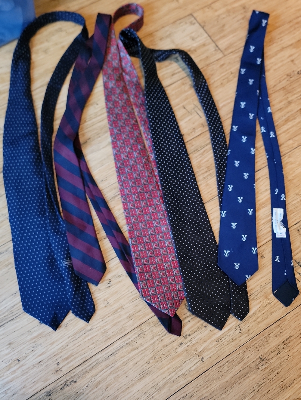 5 Tiess Assorted W Giorgio Armani Mixed Patterns